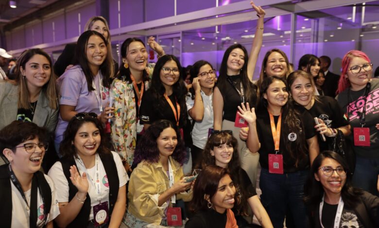 Networking en un evento de comunidad